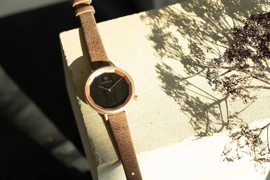 Curbholz German Genuine Imported EMIA5703 Women's Watch, Wooden, Design, Waterproof, Product,