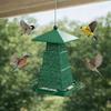 Windproof Wild Bird Feeder Large Capacity Folding Bird Food Dispenser with Hang Rope Multi-purpose Hanging Bird Feeder Tree