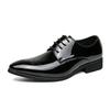 Spring Luxury Brand Green Oxford Shoes Handmade Business Leather Low Heel Lace Up Fashion Mens Dress Shoes Comfortable