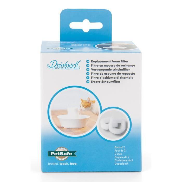 PetSafe - Filtre En Mousse De Rechange (Pack De 2) - Fontaines En Céramique, Plastique Et Fontaines Drinkwell 360 En Acier