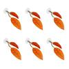 Artificial Leaves Aquariums Decoration 6PCS Suction Cup Hammock Bed, Betta Tanks Habitats Decors for Fish Shrimp Shelter and Spawning