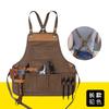 Heavy Duty Canvas Apron Gardening Woodworking Barber Crafting Unisex Workwear Japanese Style