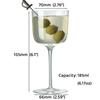 Nick und Nora Cocktailgläser, 185ml Handgeblasenes Martini-Glas Set aus 4