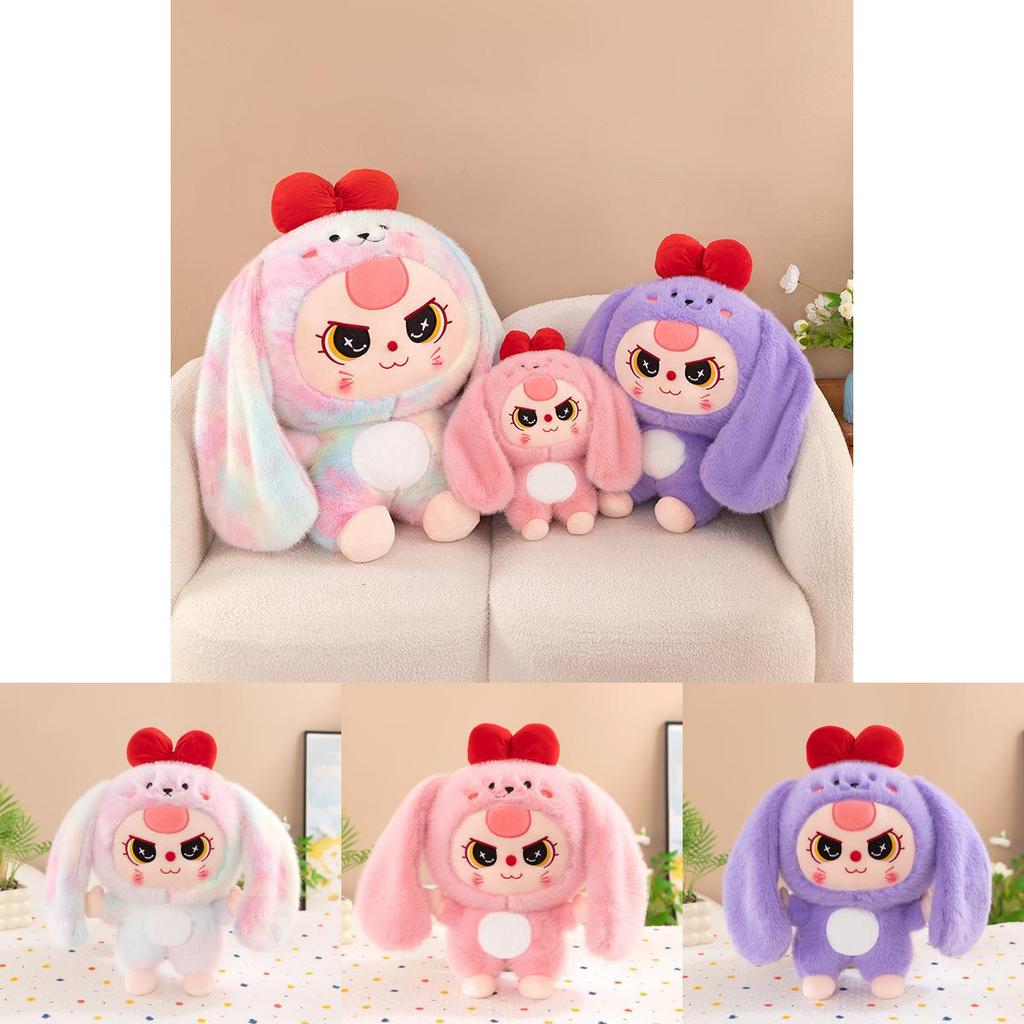 New Adorable Threebaby Plush Toy Big Size Pillow Companion Sleeping Doll For Girls