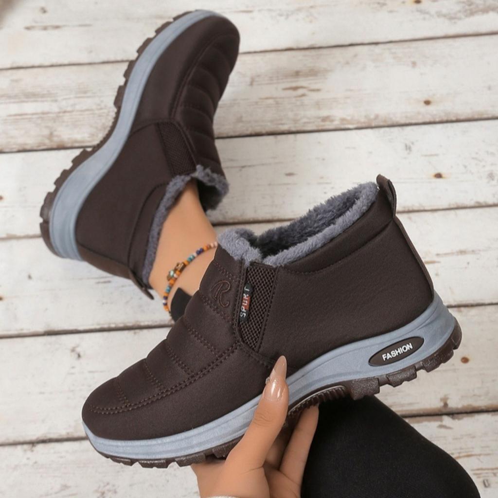 Paarschuhe, Schneestiefel, Rutschfeste Schuhe, Kurze Stiefel, Baumwollschuhe, Wildlederschuhe, Dicke Schuhe
