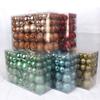 100pcs/box Multiple Colour Xmas Tree Decorative Ball Christmas Ball Gift Box  Ceiling Decoration