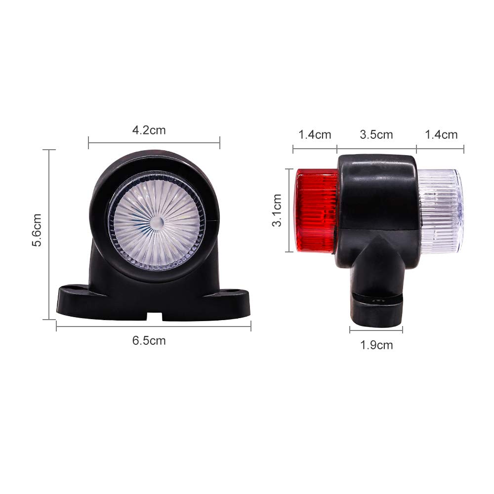 Aoling Side Marker LED Truck 24V Waterproof Dustproof Light Truck Marker Lamp Side