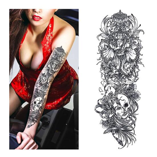 Wasserdichter temporärer, gemischter, cooler Body-Art-Tattoo-Aufkleber