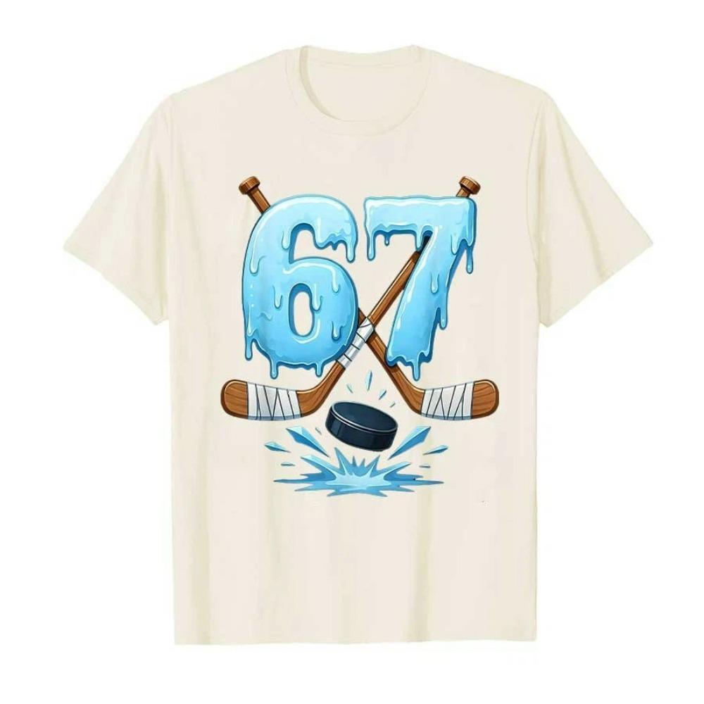 Sommer Mode 6 7 Print T-Shirt Herren Kurzarm Harajuku High Street Mode T-Shirt Mann Damen Sommer Oberteile