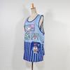 Salonge Apron, Large Size, for Nursery Teachers, Doraemon (Navy) and Mini Doraemon, Sizes 2L-3L