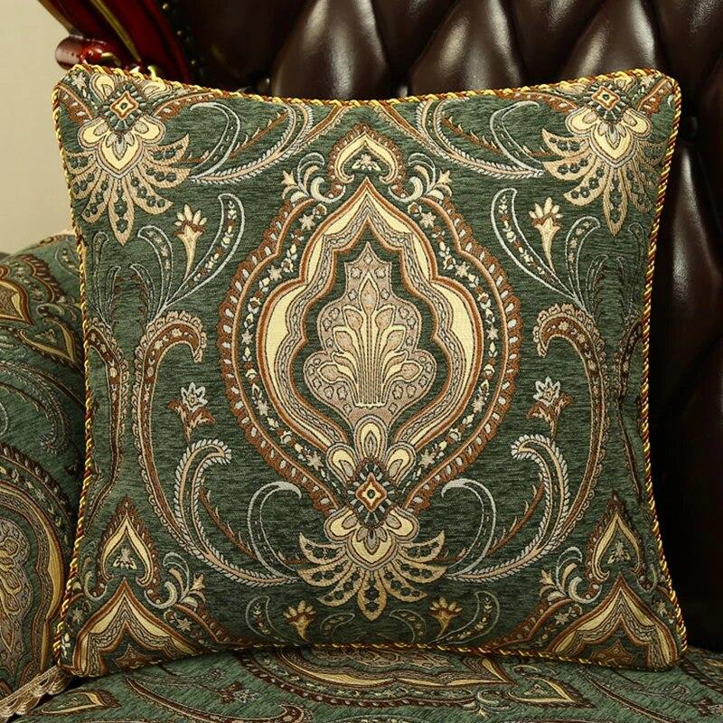 European Jacquard Luxury Sofa Covers Non-slip 1 2 3 4 Seater Couch Cover Decor Pillowcase Armrest Towel