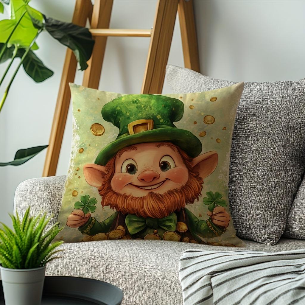 улица. Наволочка на День святого Патрика, праздничный дизайн злодея 40x40cm/16x16inch