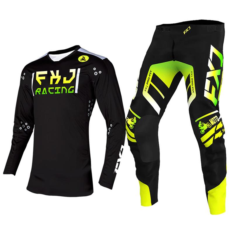 Motokrosová sada pro děti 4 5 6 7 8 9 10 11 12 13 let Mladé dítě Motocykl chlapec dívka Dres Sady kalhot závodní kombinéza Off-road Enduro MX MTB