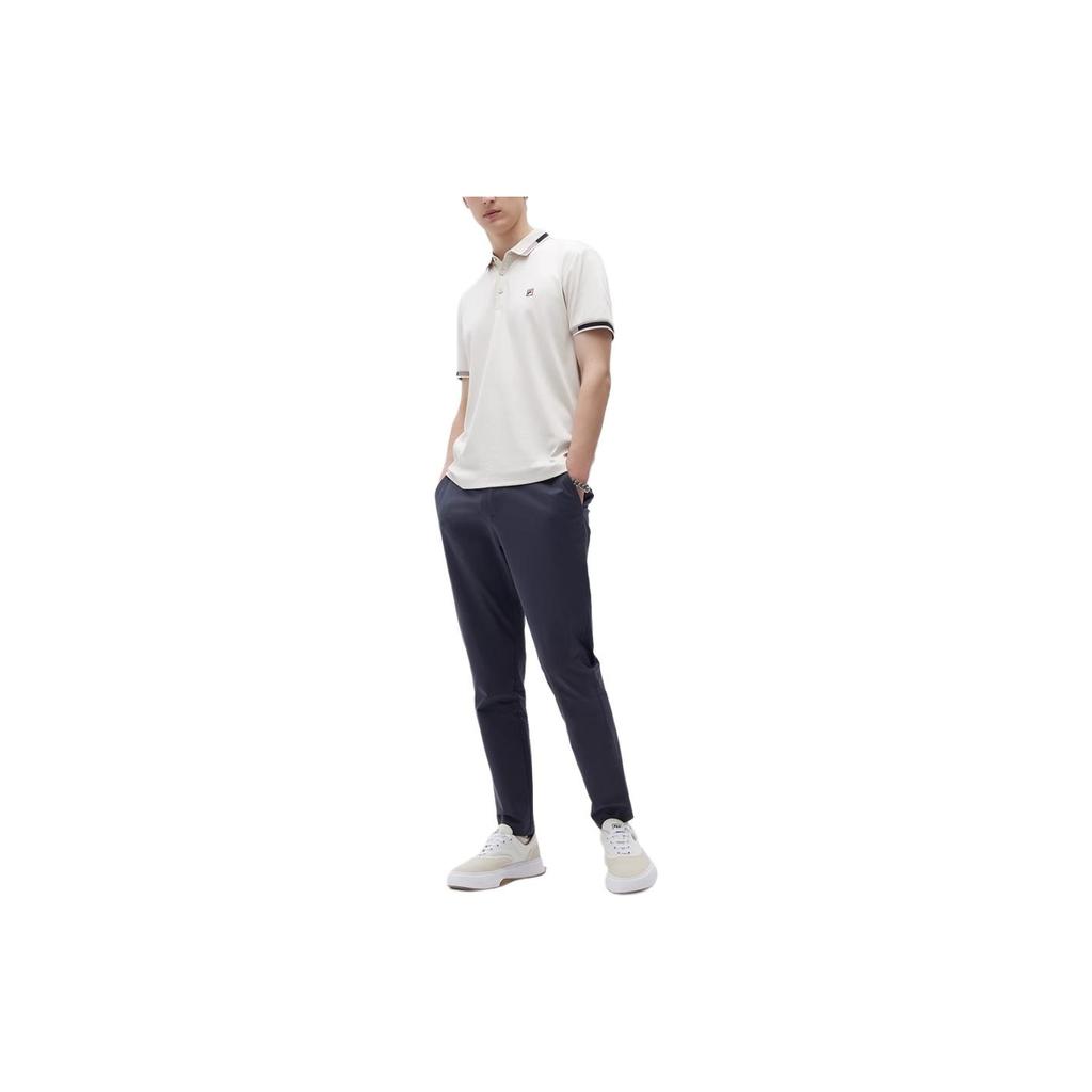 Fila Small Logo Sports Short Sleeve Polo Shirt Men Polo Shirts White F11M121116FWT