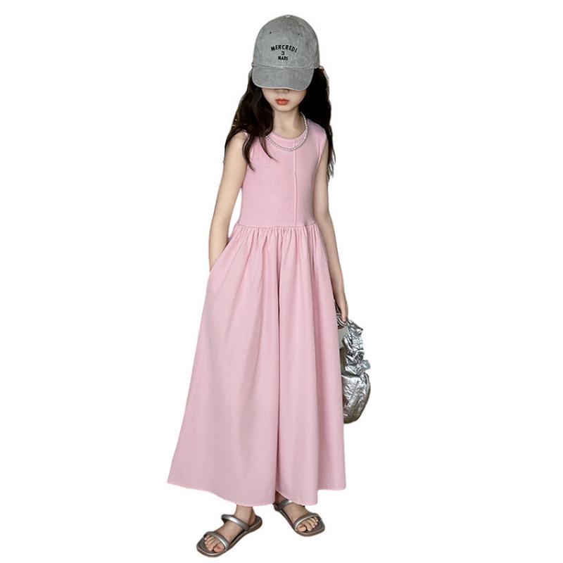 2026 Stylish Summer Princess Dress for Big Kids – Long Girls' Skirt