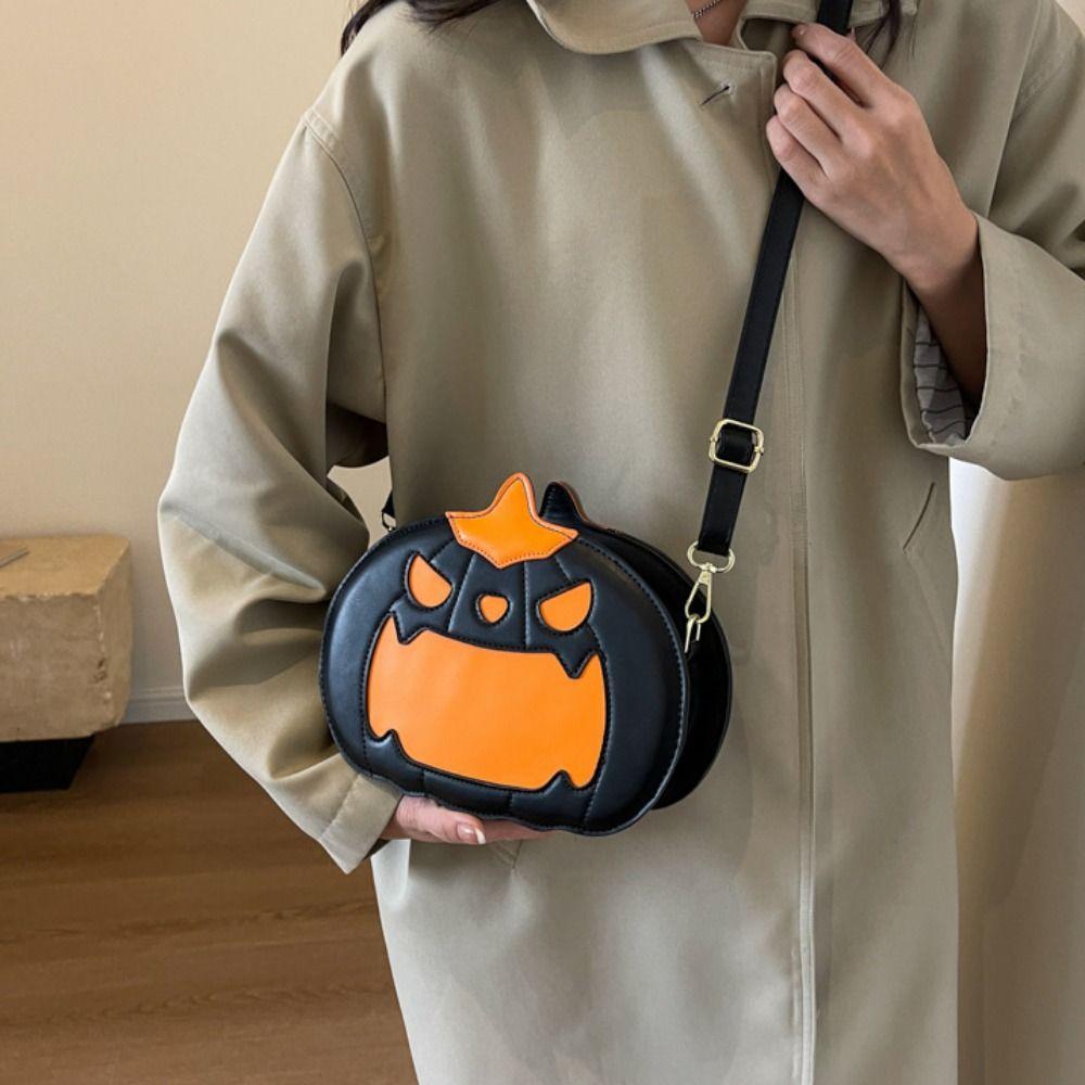 

Shoulder Bag Halloween Candy Treat Bag Star Devil Cross Body Bag Fashion Pumpkin Bag Hallowmas