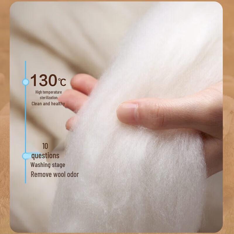 FUANNA New Zealand Wool Blend Winter Quilt