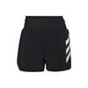 Letter Print Casual Shorts Women Shorts Black HA7545