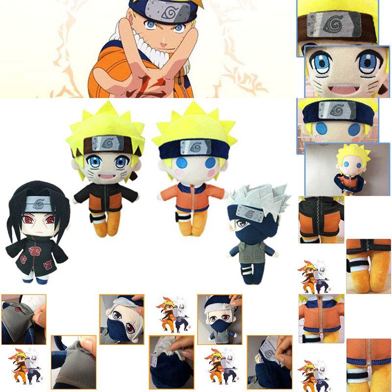 Plush Naruto Anime Toys Uzumaki Hatake Kakashi Uchiha Itachi Stuffed Soft Doll