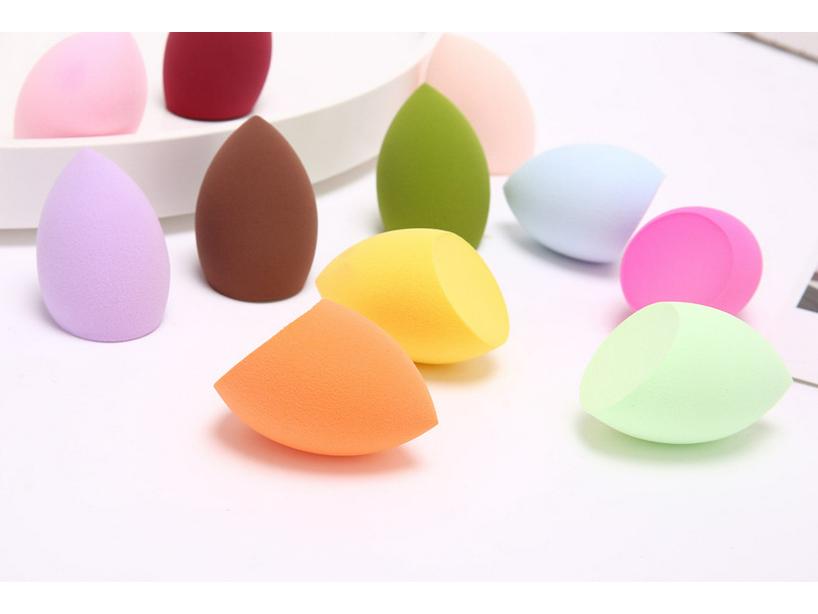 

4x6 A-Grade Non-Latex Beauty Sponge Set - Water Drop & Slant Cut for Dry/Wet Use Random Color