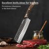 Stainless Steel Kitchen Chef Knife Set, Hand Forged Boning Knife Slicing Multipurpose Knife Kitchen Utility Butcher Cutting Paring Meat Cleavers
