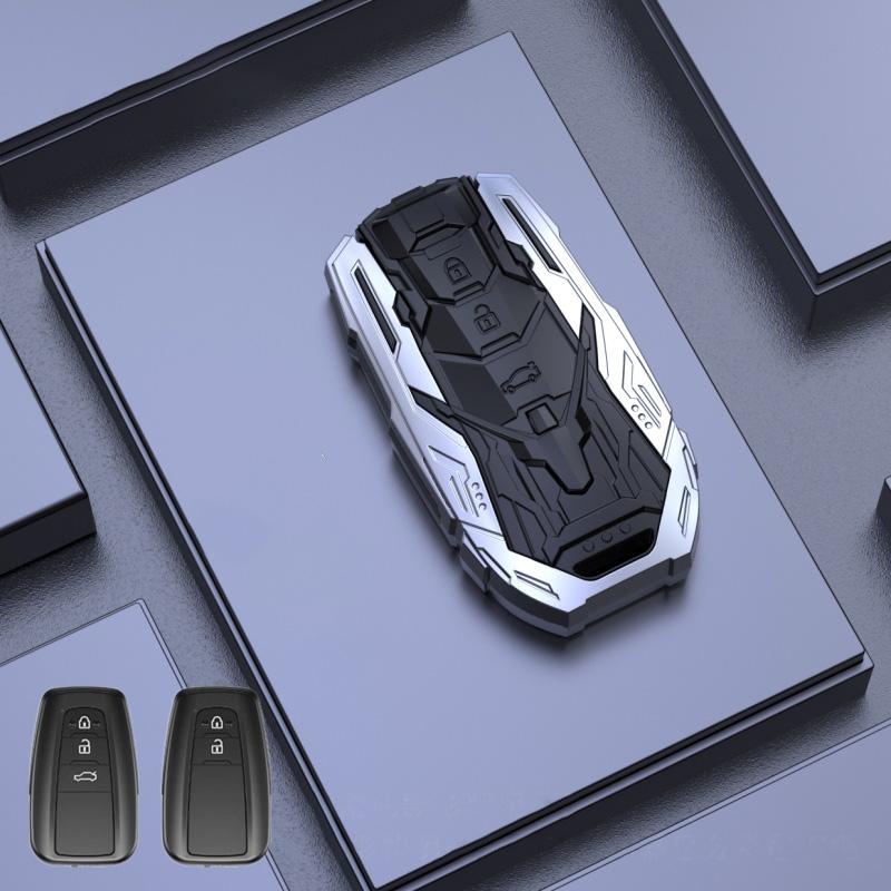 New Car Key Case Cover For Toyota Prius Camry Corolla C-HR CHR RAV4 Prado 2018 2022 Protector Key Shell Auto Accessories