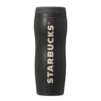 Starbucks vyrezávaná fľaša z nehrdzavejúcej ocele matná čierna FRGMT MYST 355 ml vysoký čierny fragment Shibuya Hiroshi Fujiwara