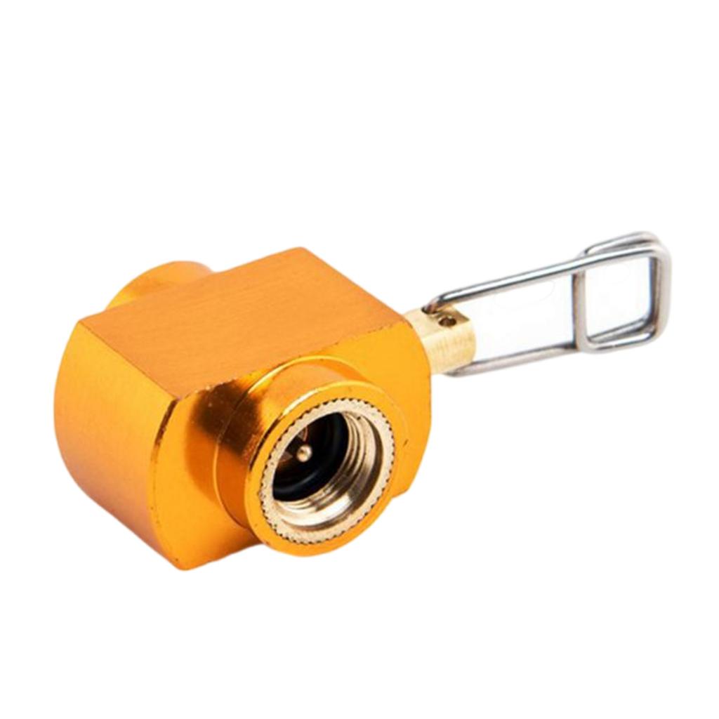 Butan Zylinder Tank Outdoor Brenner Adapter Campingkocher Nachfüllgas Füllventil Adapter Gas Nachfülladapter Langlebig