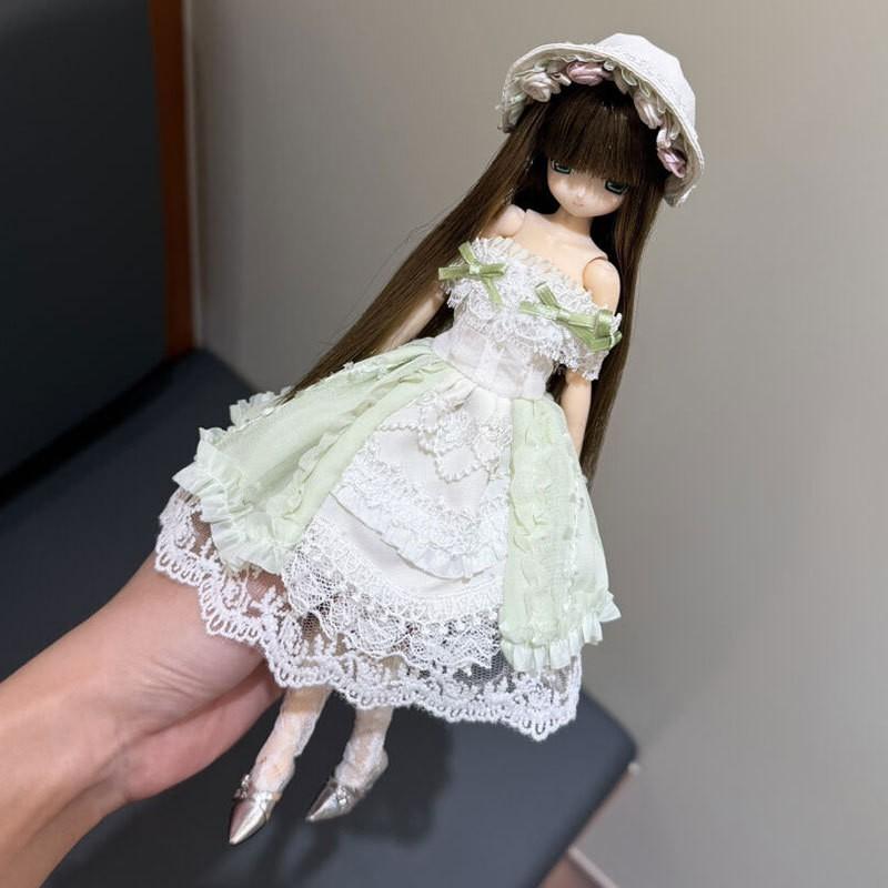 6-inch BJD Doll Outfit Set Azone Ob22 Ob24 30cm Customizable Angelic Cosplay Costume No Included
