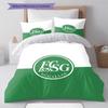 FC St. Gallen Pattern Bedding Set Quilt Cover Pillowcase Home Decor Gift (1 * duvet cover + 2 * pillowcase, without core)