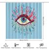 Eye Pattern Shower Curtain Artistic Gothic Decor Washable Bathroom Set Modern Abstract Home Textile Wall Hanging