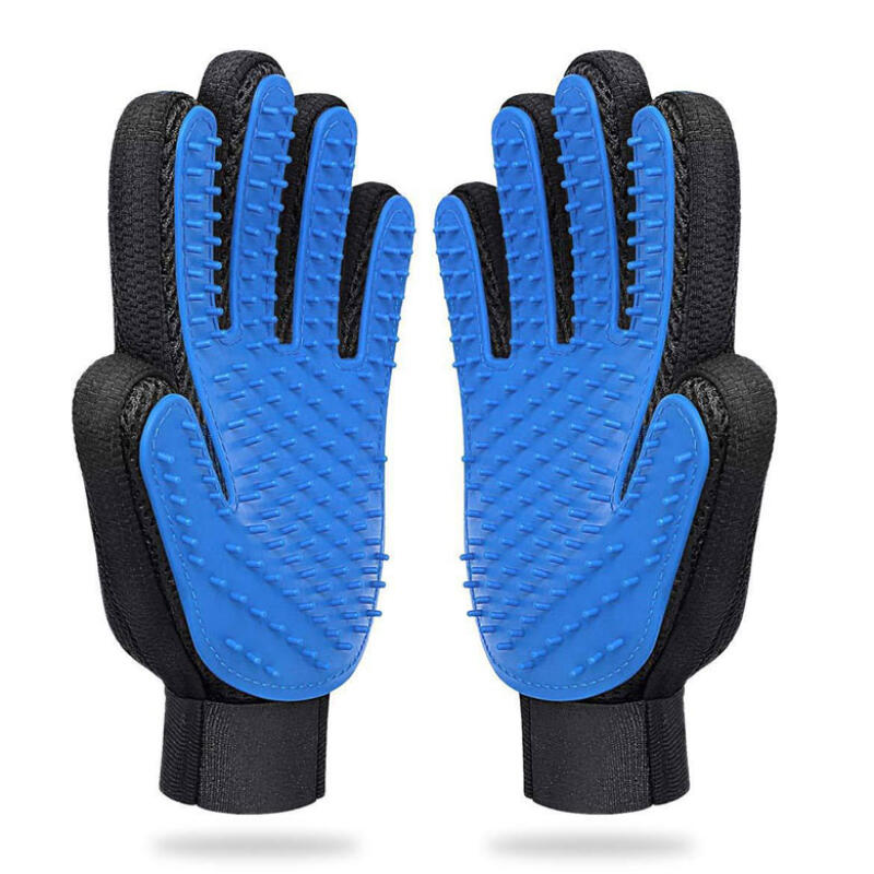 

Yeshomepet dog cat hair removal bath comb brush gloves 1 set for left and right
