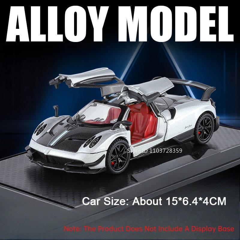 1:32 Modèles de Jouets Supercar Pagani Huayra Bc Supercar Alliage Moulé Sous Pression Son Lumière Portes Ouvertes Tirer en Arrière Voitures de Sport Jouets Pour Enfants