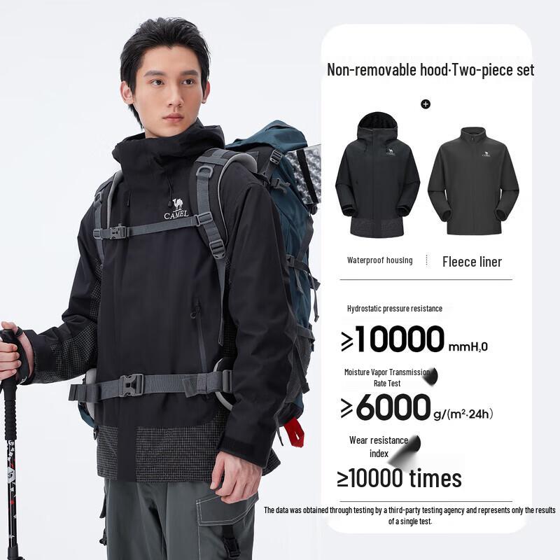 

CAMEL Men s 782A 3-in-1 Outdoor Jacket M