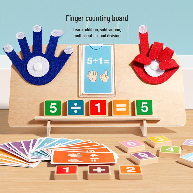 Montessori Math Learning Aids for Kids: Educational Toys for Addition & Subtraction