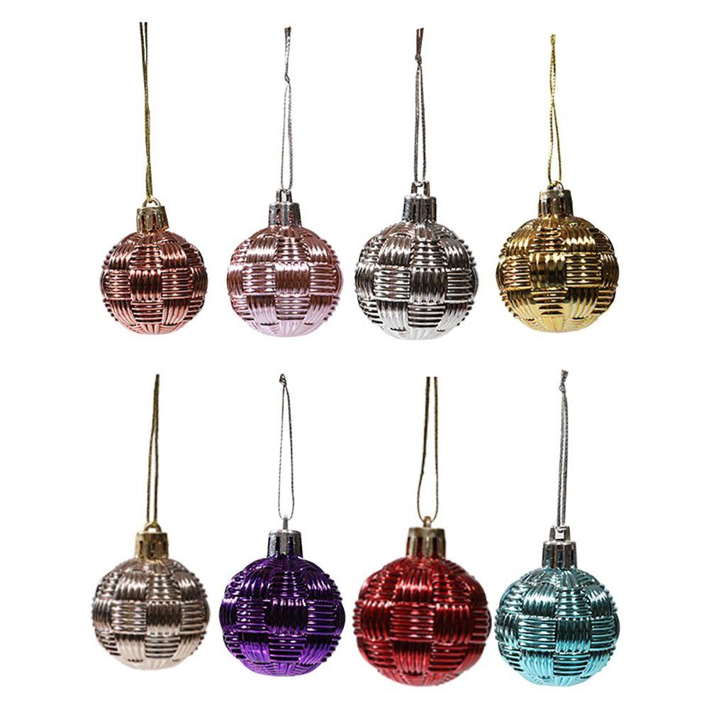 6Pcs Party Decoration Christmas Decorative Ball Home Decor Xmas Hanging Balls Tree Ornament