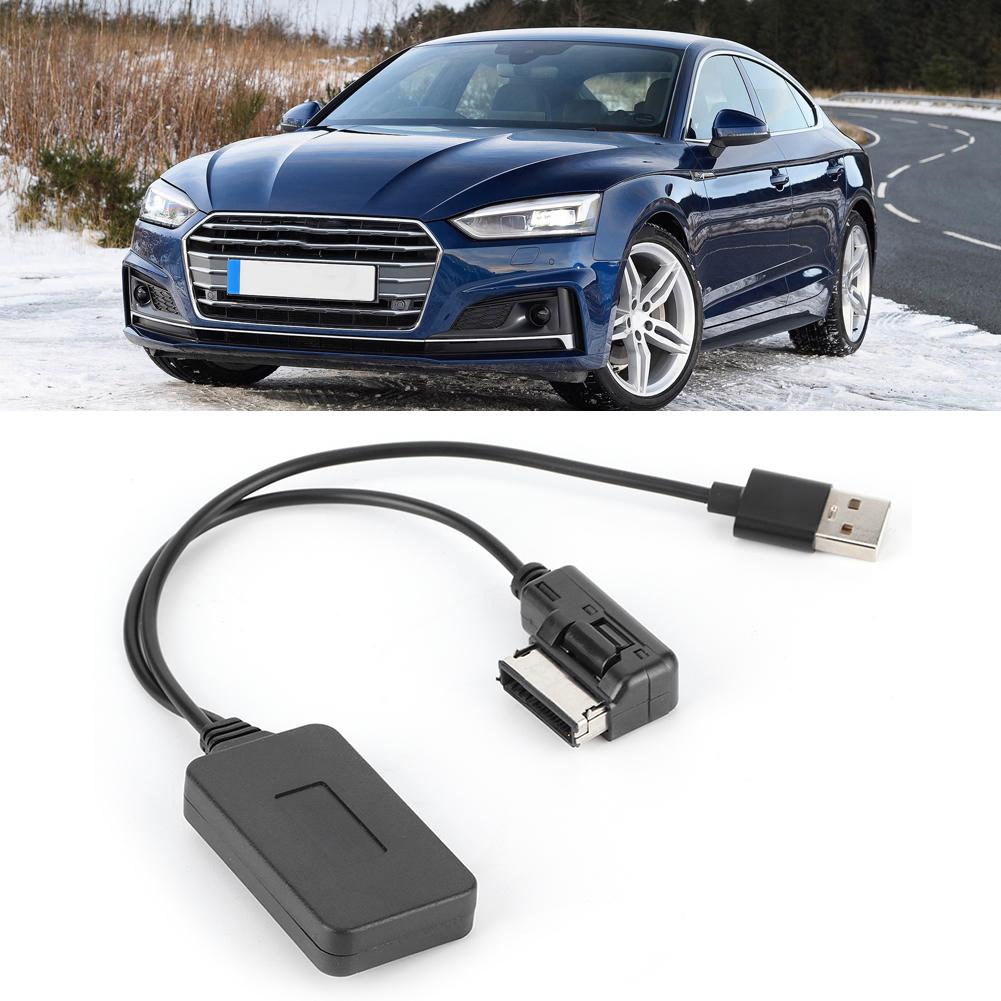 AMI MMI Bluetooth Adapter Aux Cable with USB Power Supply Fit for A5 8T A6 4F A8 4E Q7 7L
