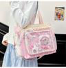 Japanese Kawaii Ita Bag Transparent Window Shoulder Bag Sweet Candy Color Crossbody Bag for Anime Fans