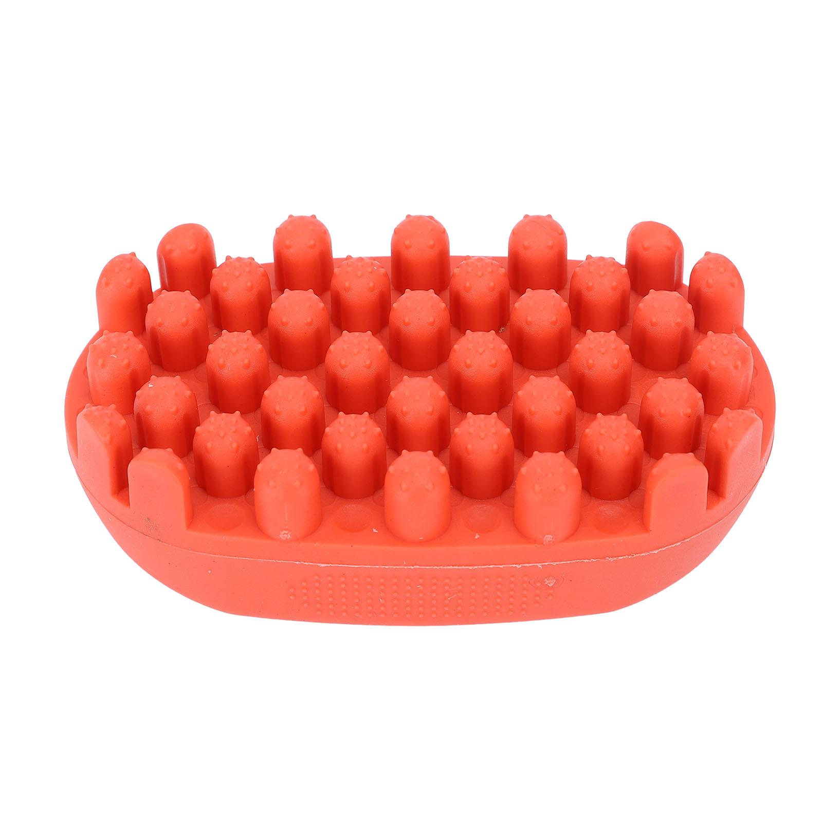 

Резиновая щетка для завивки волос, моющаяся, компактная, портативная, расческа для завивки, инструмент для укладки волос для ежедневного использования Red