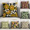 Art O-Orla Kiely Blume Kissenbezug Sofa Dekorativ Zuhause Doppelseitiger Druck Plüsch Quadratische Wurfkissenbezüge Kissen Deko Bezug
