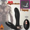 Vibrating Prostate Massager Wireless Remote Control Powerful Motors Patterns Butt Silicone Sex Toys