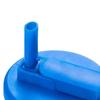 Straws Soda Can Covers Compact Portable with Straw for Travel Hiking Camping Green