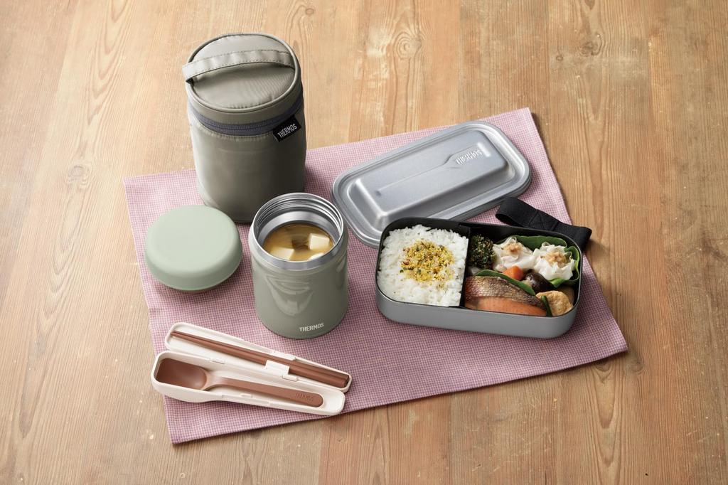 Thermos Vakuumisolerad Soppa Alla Delar Diskmaskin Håller Maten Varm eller Lätt att Runda Mun Design för en Bekväm KKI Diskmaskinssäker Modell Burk,