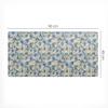 Vinyl Protective Workplace Mat Watercolor Leaves 90x45 cm