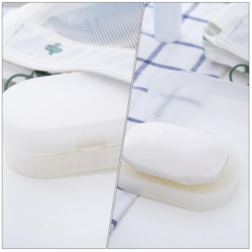 Abtropfende Seifenschale Tragbarer Halter Auslaufsicherer Behälter Kleine Reisegröße Badezimmer Küchenbedarf Seifenablage Aufbewahrungsbox