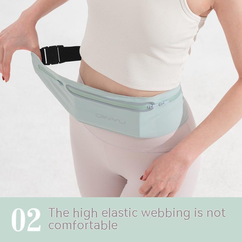 Sports Cell Phone Waist Pack Women Outdoor Running Bag Thin Fitness Equipment Invisible Waterproof Belt Bag