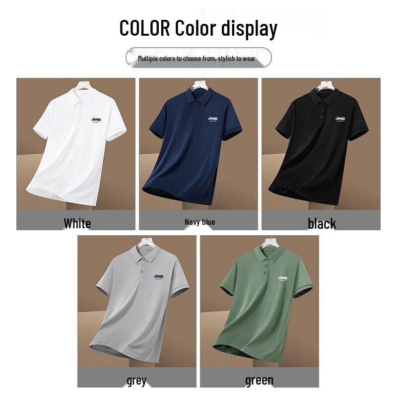 JEEP SPIRIT Herren Ice Silk Poloshirt