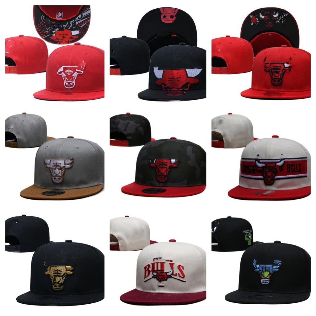 New NBA Seasonal sports basketball cap, trendy, Lakers, Bulls, Heat team, summer sunshade, adjustable size, flat cap