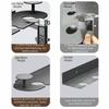 Space Aluminum Upside Down Wine Glass Holder Punch-free Inverted Goblets Rack Wine Glass Rack  Bar