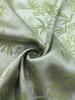 Two-Color Bamboo Leaf Jacquard Fabric for Cheongsam, Wedding Dress, Shirt, and Long Skirt
